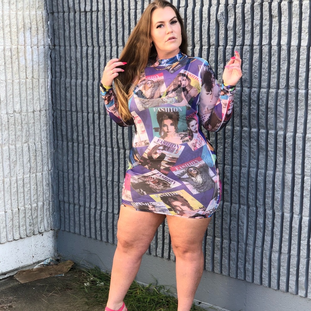 Call it fashion mash mini dress - Large - Picture 2 of 4